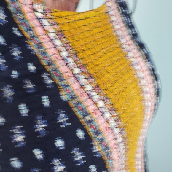 BOHO Patrons of Piece patch work rayon dress sz M - Picture 8 of 15